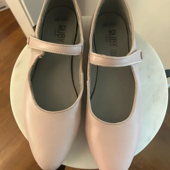Ruby Label Pink Mary Jane Flats - Picture 2 of 5